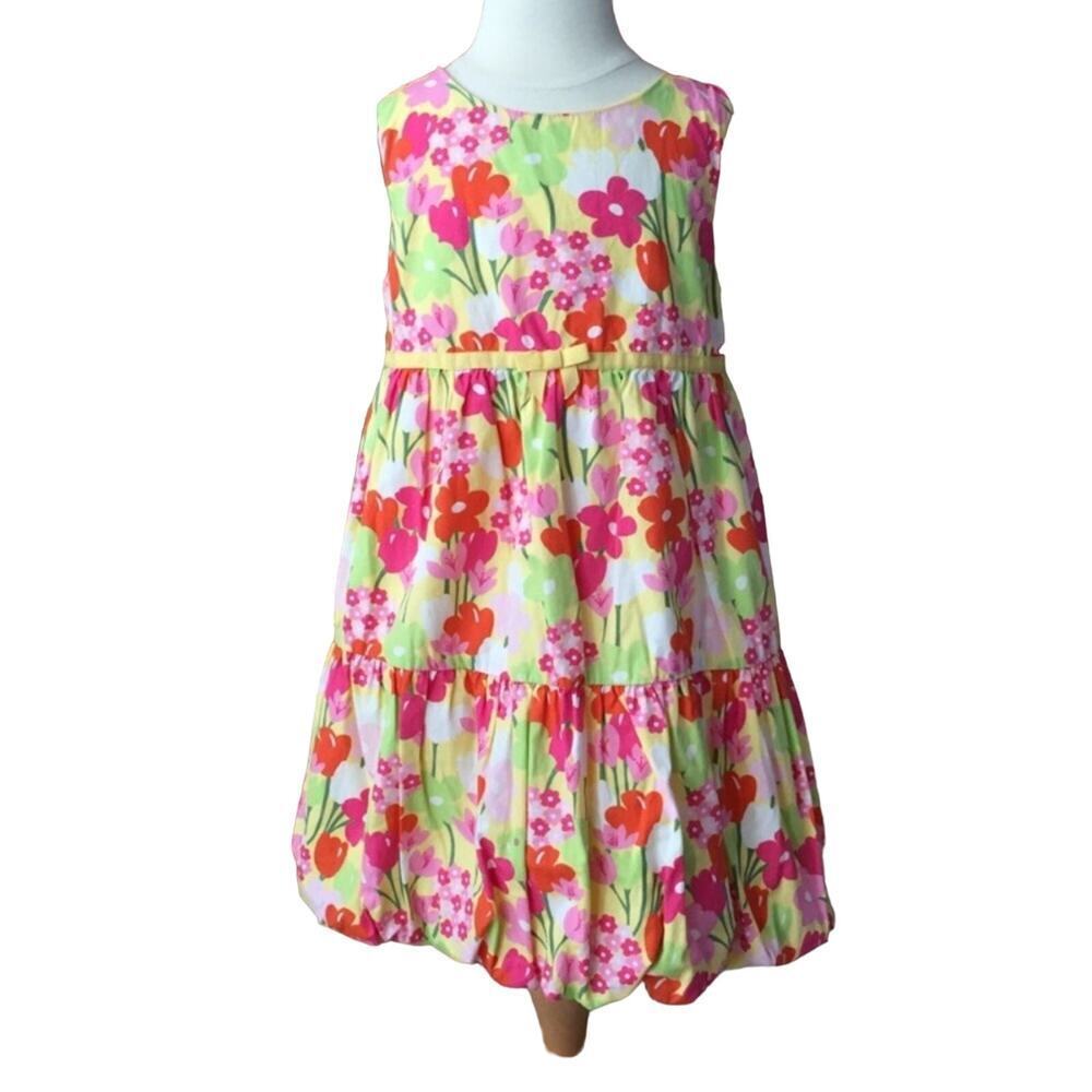 Gymboree Flower Dress Sz 4T Floral Dress Toddler Girls Dress